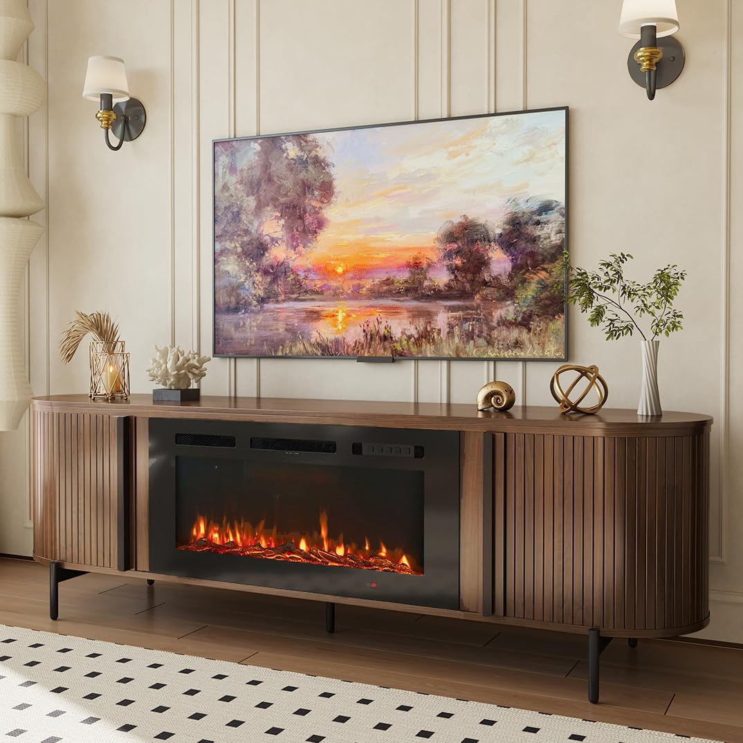 Nordivale Luxury Fluted TV Stand