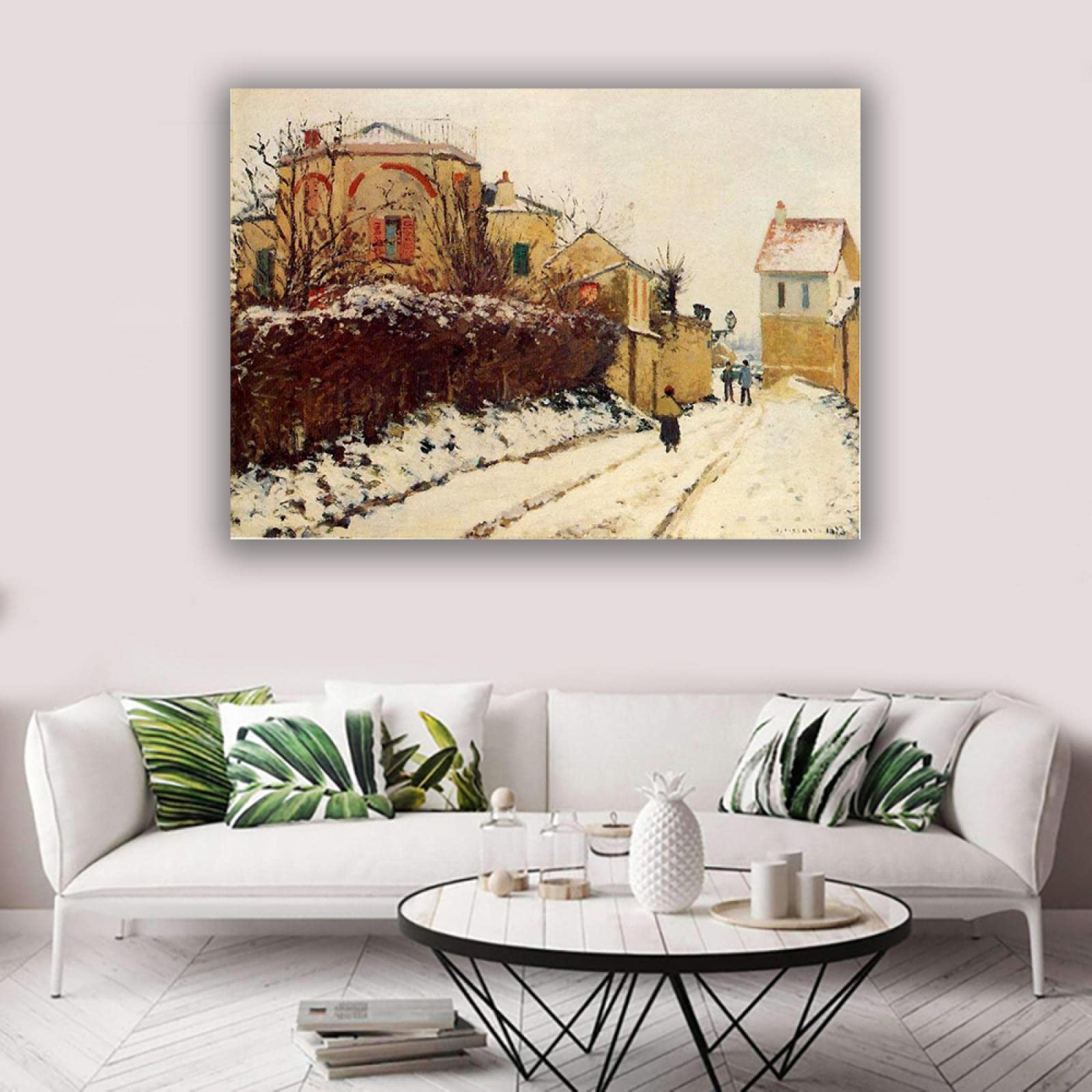 Amazon.co.jp: Rue de la Citadelle, Pontoise By Camille Pissarro