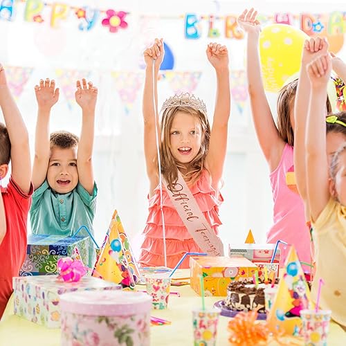 Miniatura 6 de FUNSACHY Juego de tiara de banda y diamantes de imitación para cumpleaños número 13, regalos de cumpleaños de 13 años para ella, decoraciones de