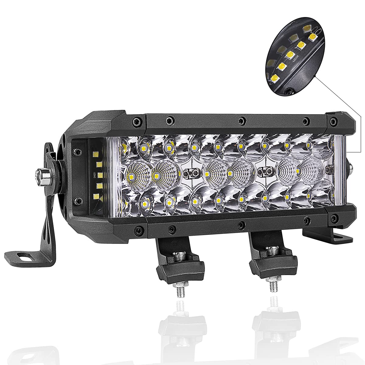 Buy Side Shooter LED Lights, SWATOW INDUSTRIES 102W 7 Inch LED Light