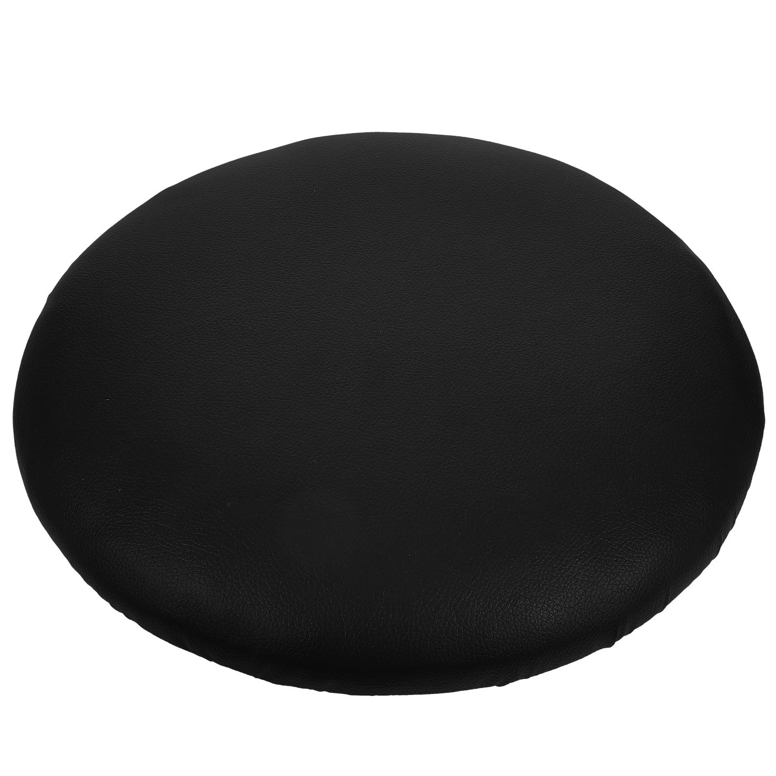Coussin de siège de tabouret en cuir noir antistatique pour bureau