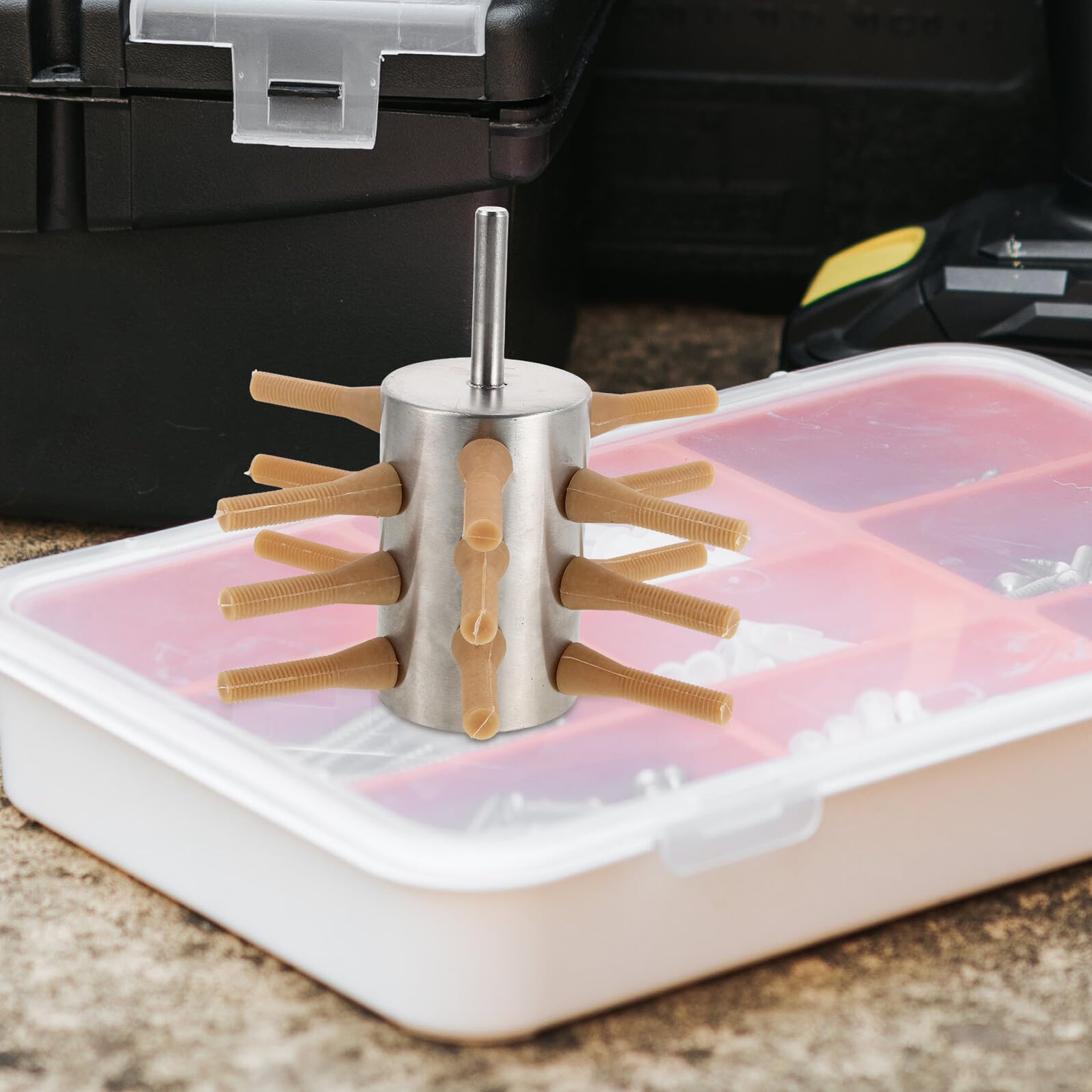 Spiumatrice Elettrica per Pollame 18 Finger in Acciaio Inox | Gomma e Finitura Argento, per Oche e Volatili, Uso in Piccole Aziende e Lavorazione Carne