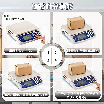 Amazon.co.jp: Bonvoisin 料金はかり デジタルはかり 30kg/1g