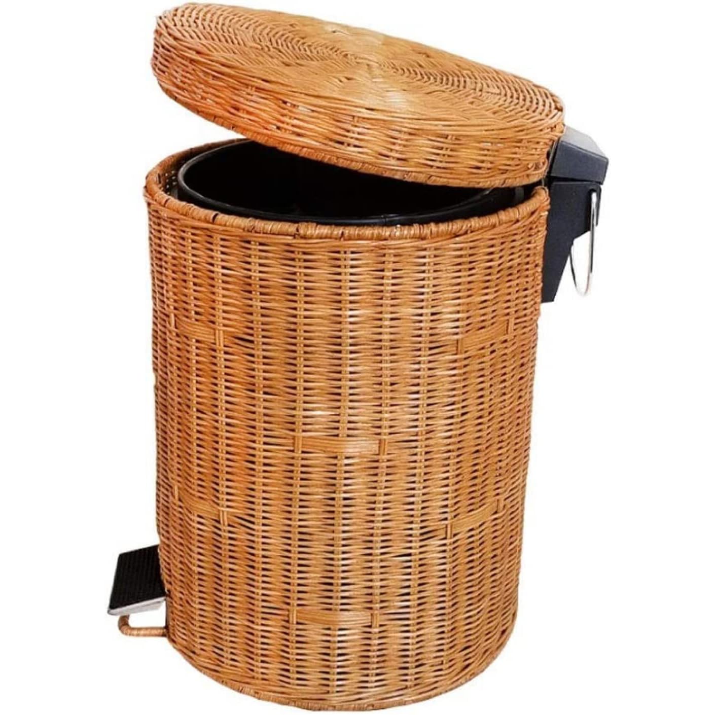 DLLDQBD Kitchen Bins Recycling Double Pedal, Swing Bin Home Rubbish Waste