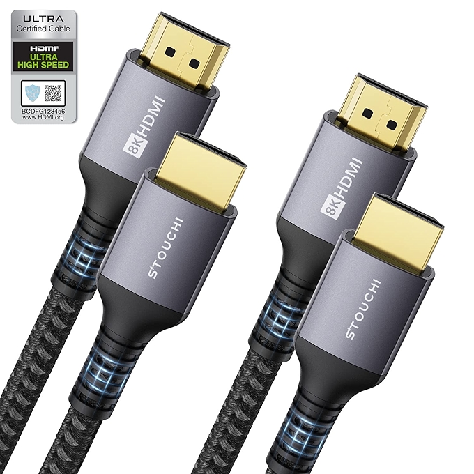 Stouchi 10K 8K 高清HDMI线 48Gbps 超高速 HDMI 2.1 认证 кабель