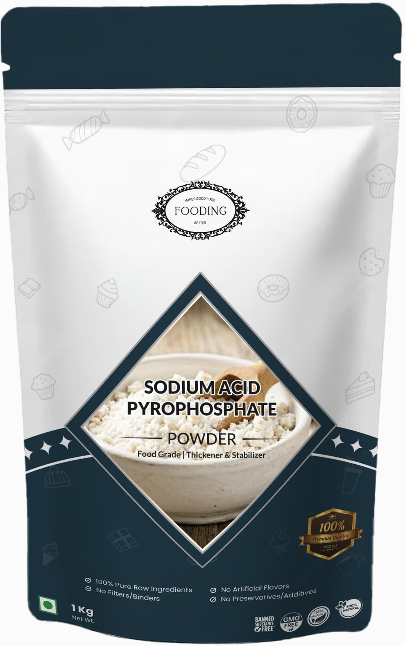 Sodium Acid Pyrophosphate Powder, 1kg