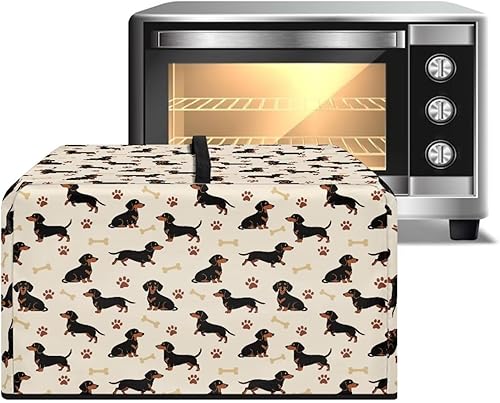 Miniatura 33 de Cubierta de horno de microondas de convección para encimera, tostadora, horno, protector de electrodomésticos para decoración de cocina del hogar,