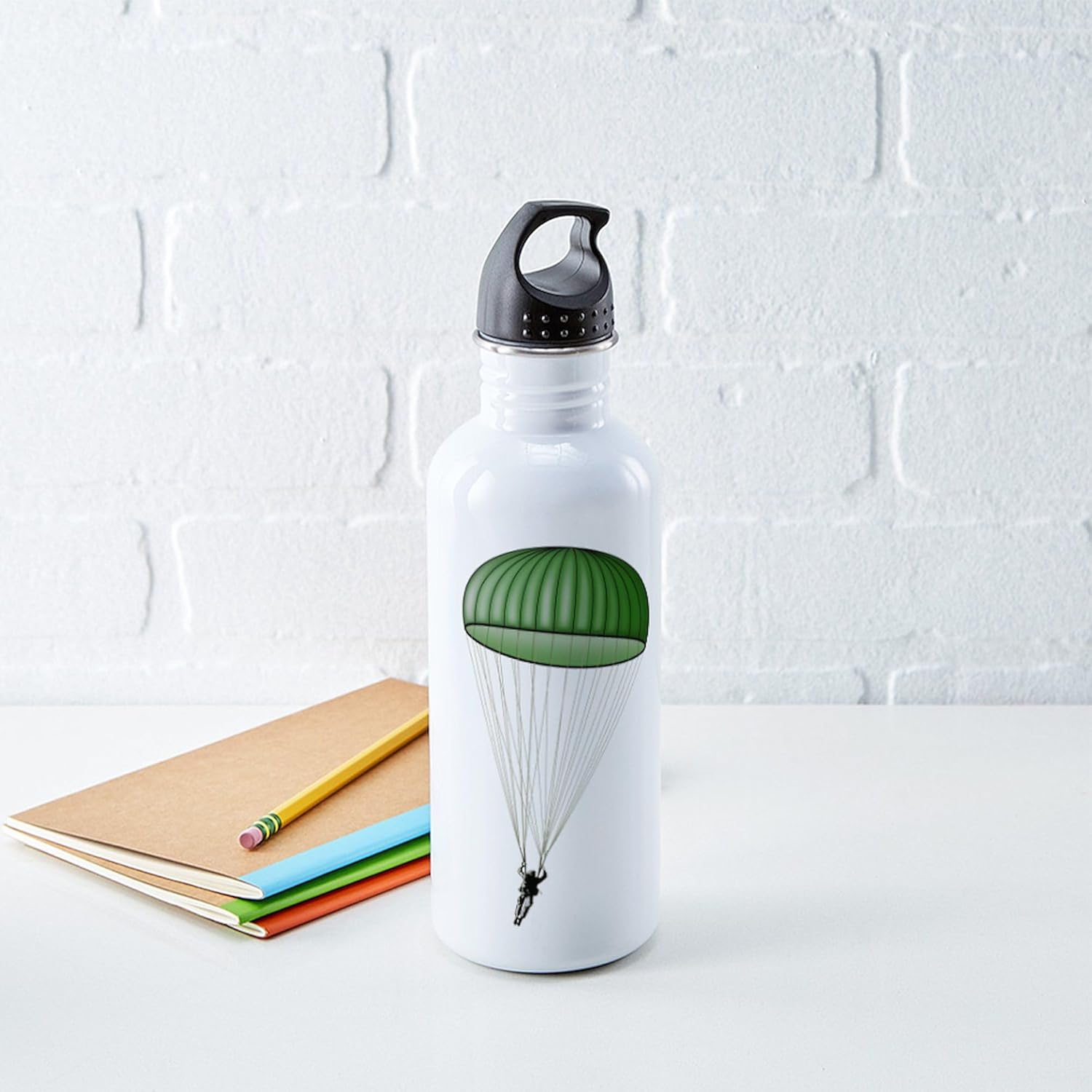 CafePress Paratrooper Water Bottle 1.0L (34 oz) Stainless Steel Water Bottle