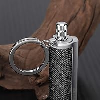 Vista 9 de YUSUD Paquete de 2 encendedores permanentes con llavero multiherramienta, reutilizable, impermeable, Match Strike Anywhere, Forever Flint Fire