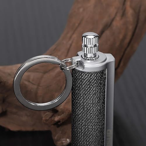 Miniatura 9 de YUSUD Paquete de 2 encendedores permanentes con llavero multiherramienta, reutilizable, impermeable, Match Strike Anywhere, Forever Flint Fire