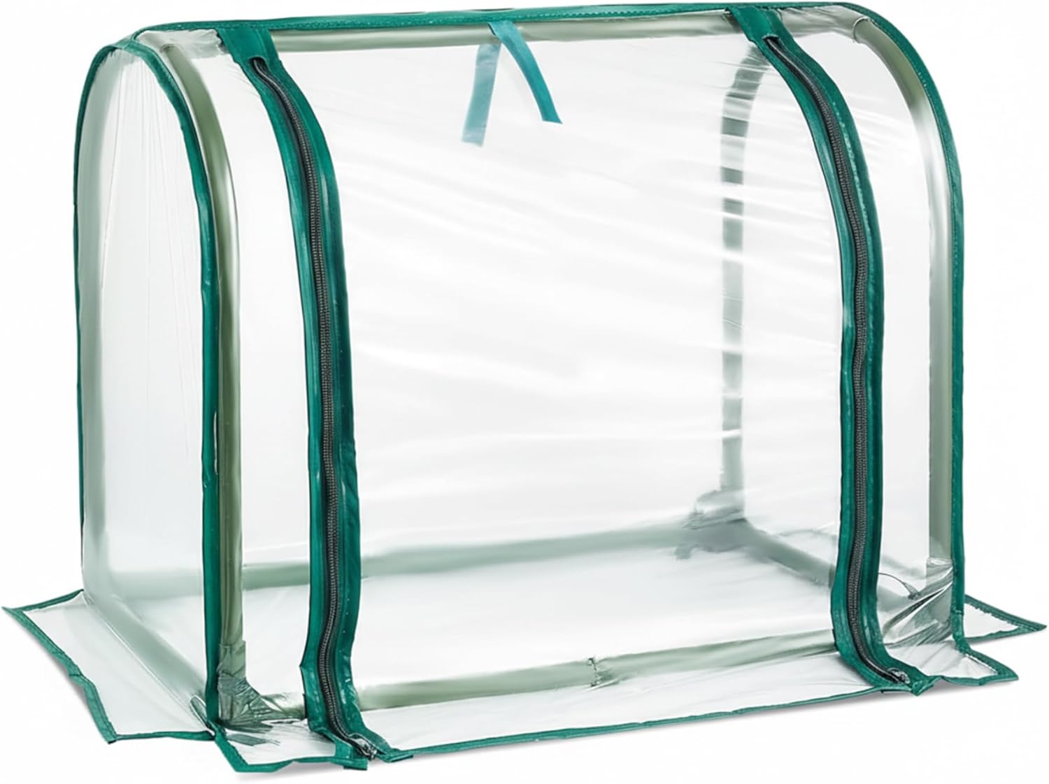 Mini Greenhouse Indoor Transparent Small Tabletop Greenhouse with Zipper Plastic Humidity Dome for Home Gardening Germination and Seedling