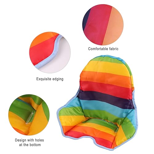 Miniatura 18 de twoworld Cojín para silla alta IKEA Antilop, funda de asiento para silla alta de bebé, cojín para silla alta IKEA Antilop (patrón animal) Animal