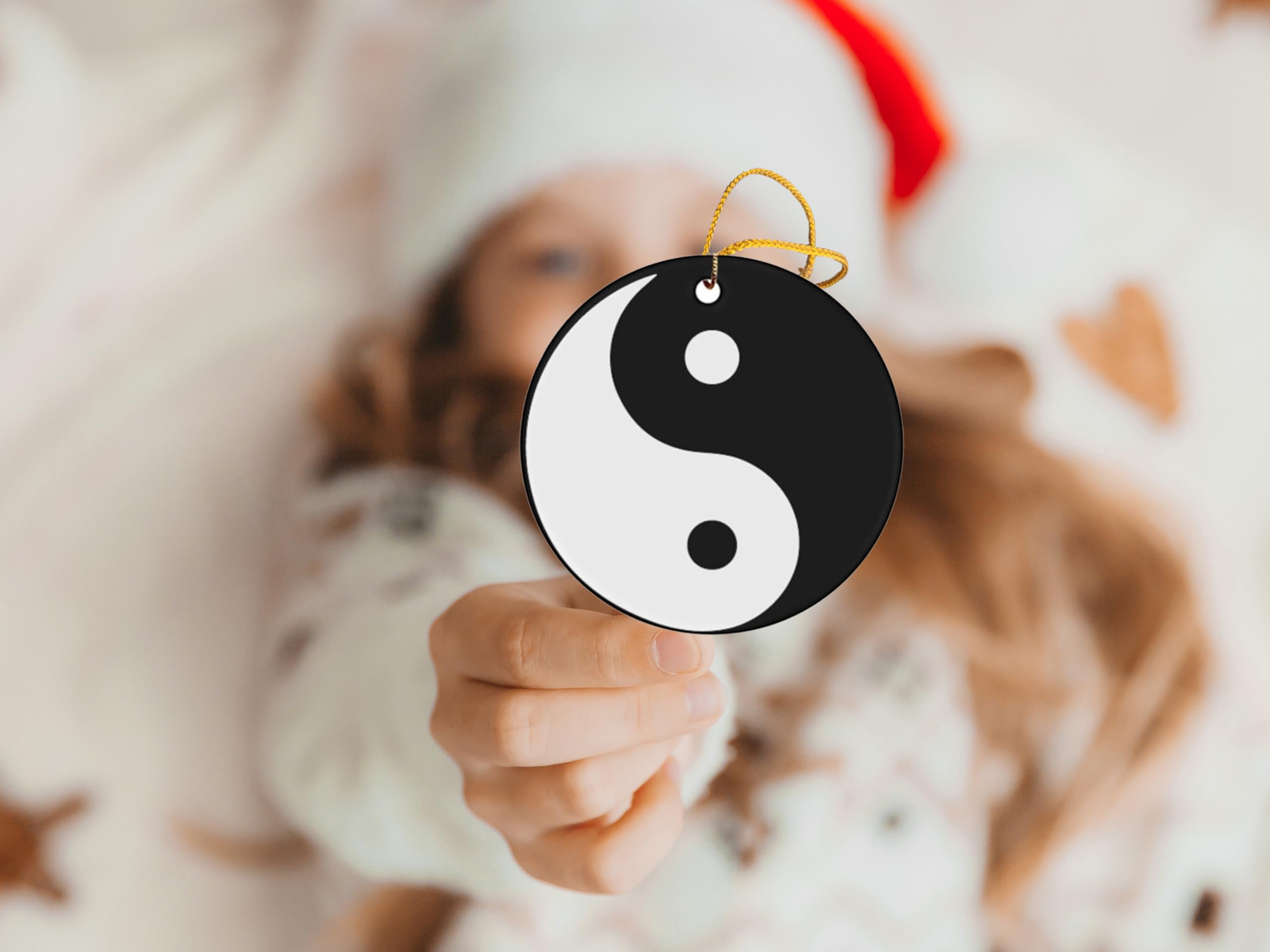 Amazon.com: SpreadPassion Ying Yang Christmas Ornament - 3