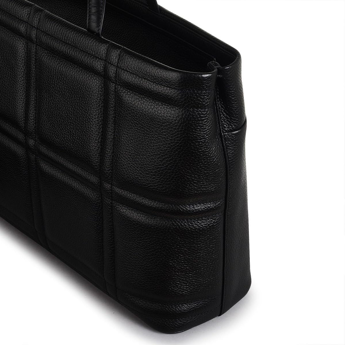 RADLEY London Sunny Dene Quilt Women’s Medium Leather Ziptop Tote Bag, Black - Image 3