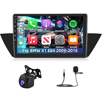[2+64G] Android Autoradio f r BMW X1 E84 2009-2016 mit Wireless CarPlay & Android Auto 101 Zoll Touchscreen unterst tzt WiFi GPS Navigation Bluetooth FM RDS EQ Split Screen
