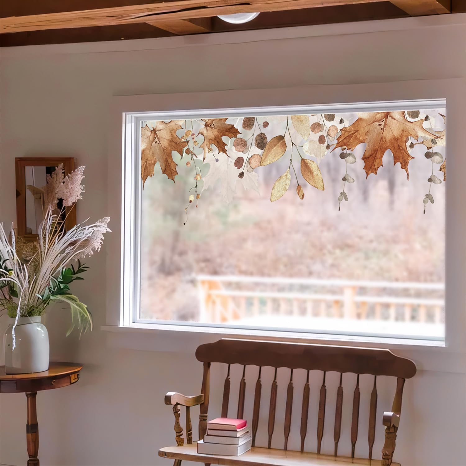 ChicSkin Stained Glass Window Hanging Cling, Watercolor