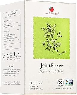 Health King Jointflexer Herb Tea, Teabags, 20-Count Box (Pack of 4)