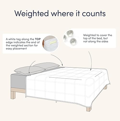 Miniatura 4 de Manta Baloo pesada, ligera, manta acolchada de algodón pesado