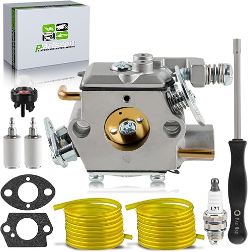 309376002 Carburador para Ryobi RY3714 RY3716 Motosierra de gas Carb con bombilla de cebador bujía filtro de combustible