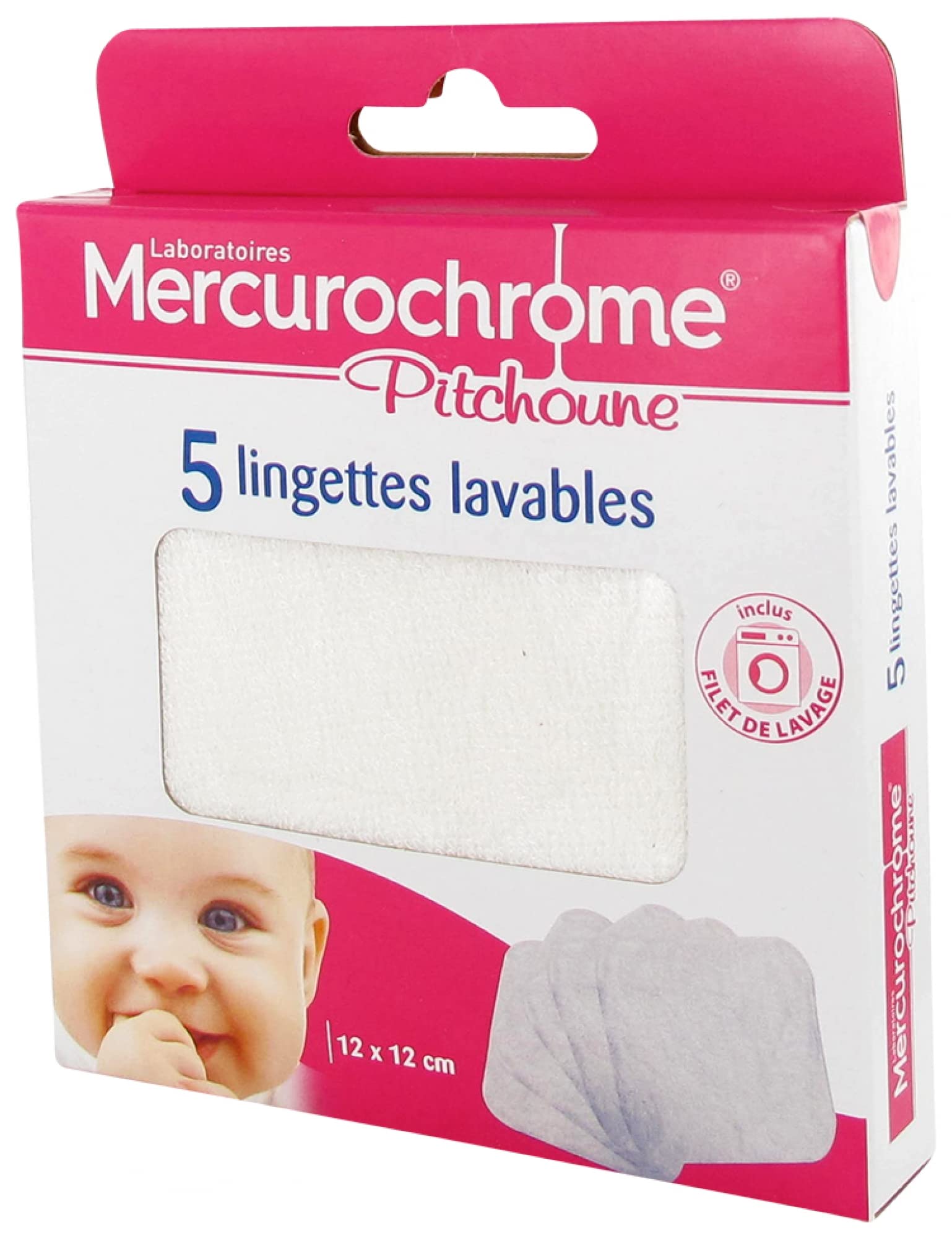 Mercurochrome Pitchoune Cleansing Wipes 12 x 12cm 5 Wipes