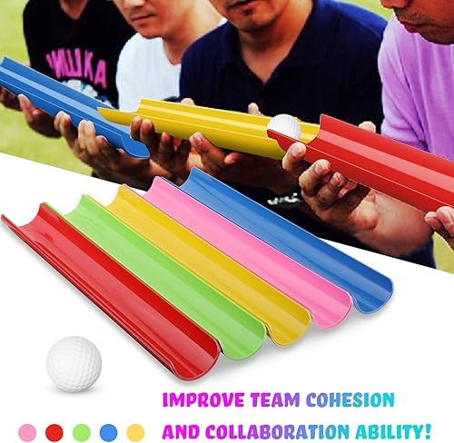 Miniatura 4 de Team Building Activities Pipeline Kit Group Games for Field Day Pipeline Game for Kids Adults Outdoor Youth Sports (4 Sets)