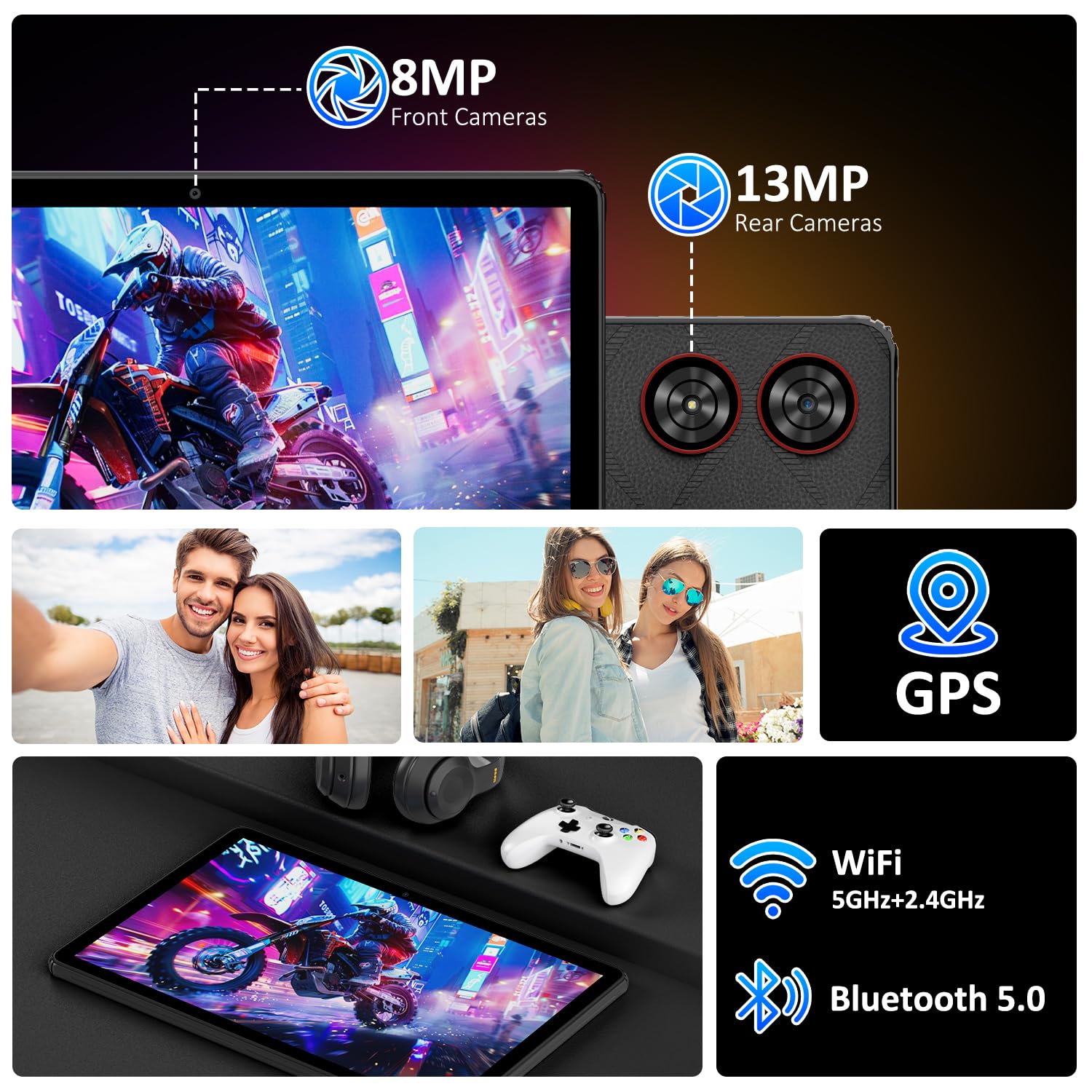 DIY Craft Beads 16mm 10.4 Inch Android 15 Tablet - 2K Display, 36GB RAM ...