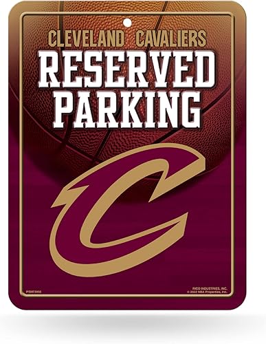 Miniatura 133 de Rico Industries NBA Basketball Metal Parking Sign