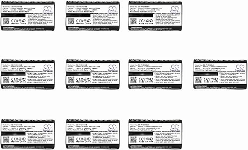 Paquete de 10 baterías XSP para Philips Avent SCD72086 Avent SCD73086 Avent SCD56010 SCD570-H Avent CD57010 PN PHRHC152M000 996510072099 (1500 mAh)