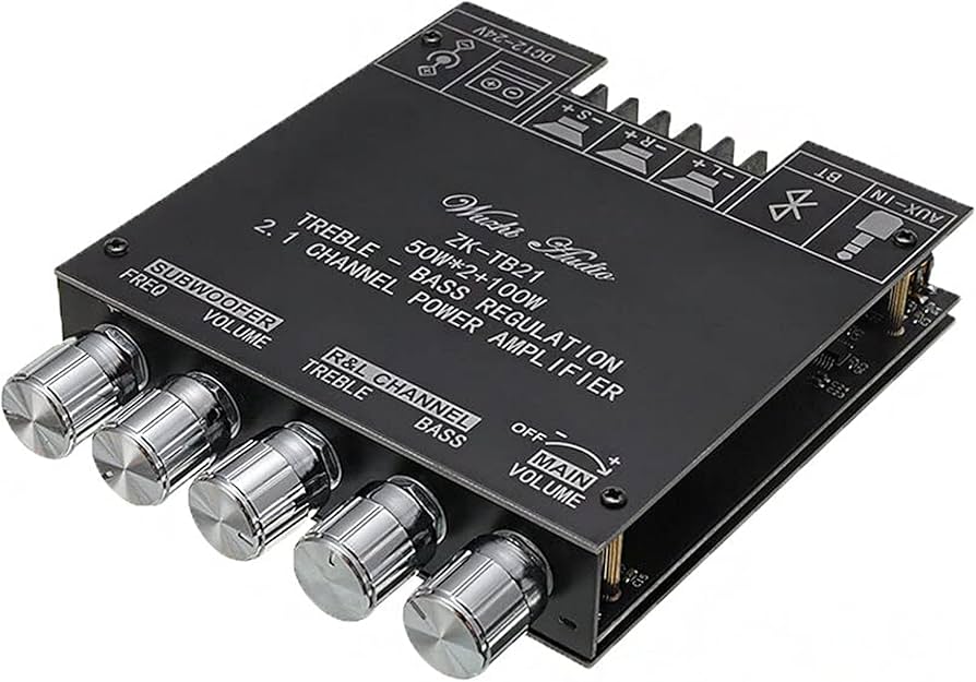 ZK-TB21 TPA3116D2 Bluetooth 5.0 Subwoofer Amplifier Board 50WX2(R
