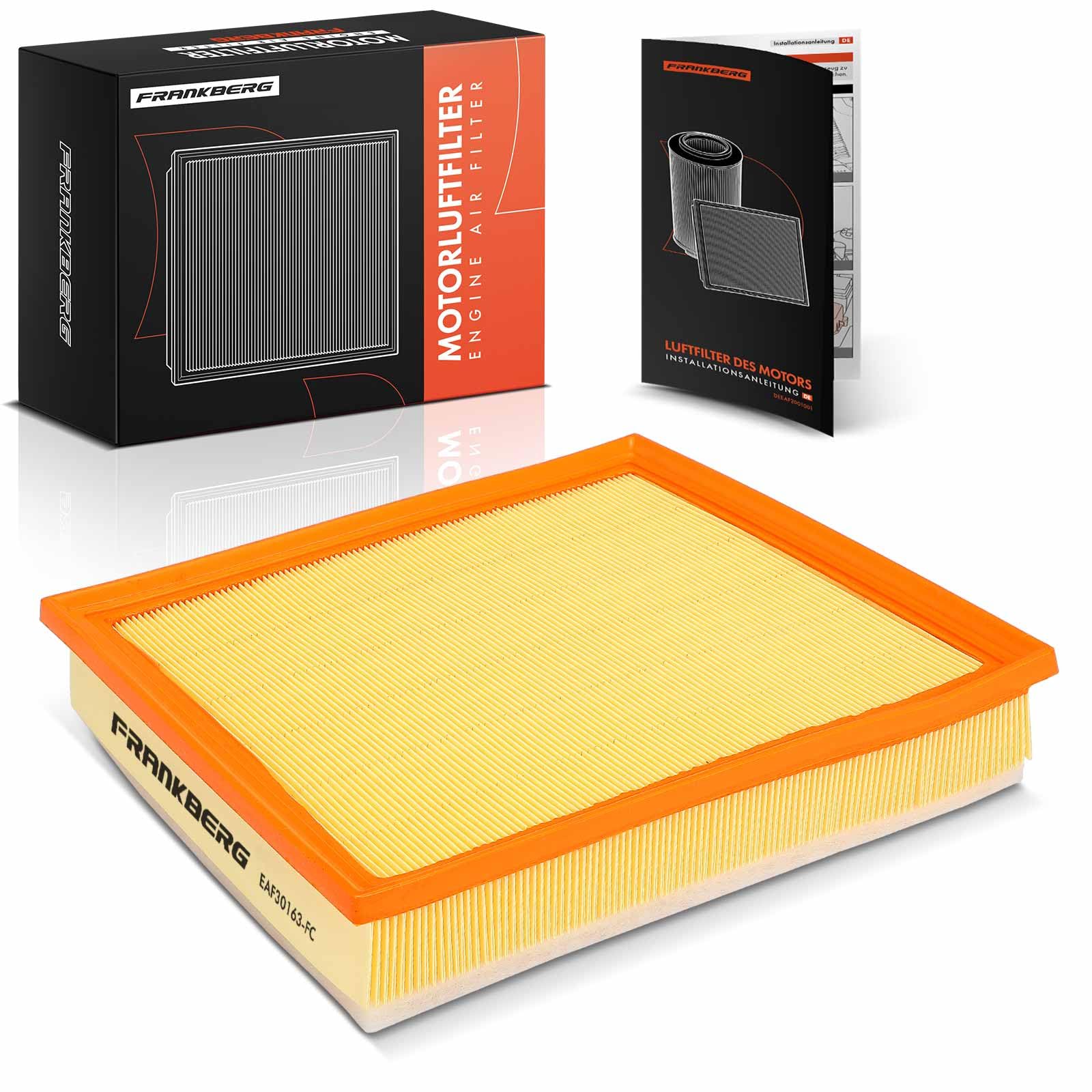 Frankberg Engine Air Filter Compatible with Primastar X83 2002-2014 Vivaro A X83 2001-2014 Vivaro X83 2003-2014 Trafic II JL 2003-2024 Vivaro A X83 2003-2014 Replace# 4414665