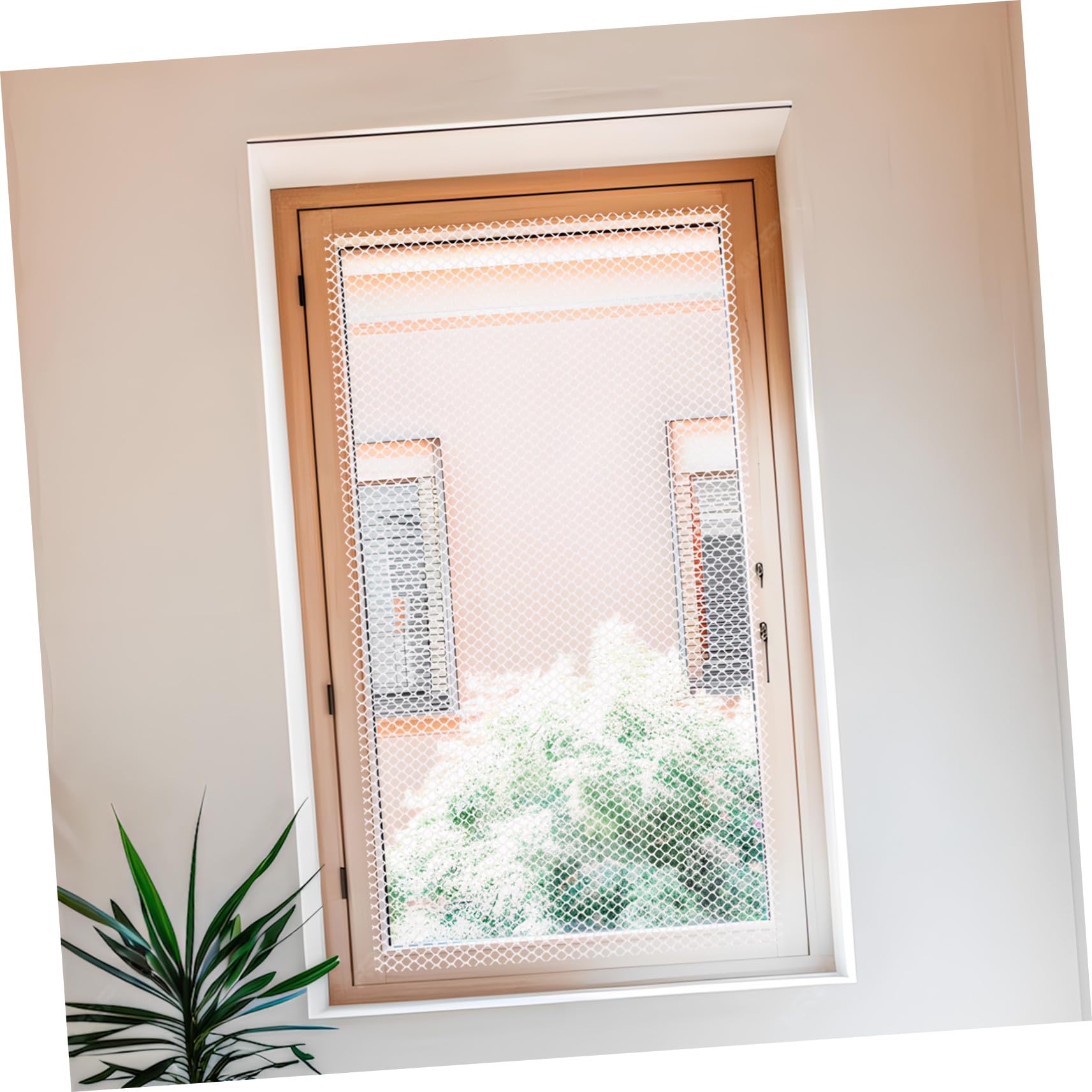 FRCOLOR Balcony Safety Net aus Robustem PE Kunststoff mit Feinem Maschengewebe Breit Lang Kindersicherer Absturzschutz für Balkon und Haustiere Einfach zu Montieren und Windbeständig