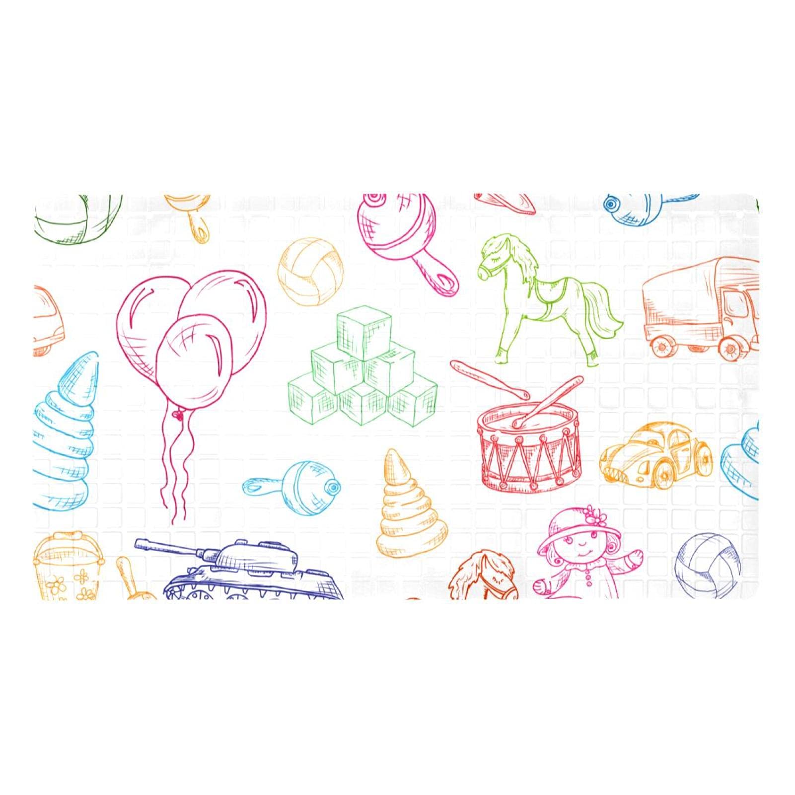 Tapis de baignoire antidérapant pour le bain ludique des enfants