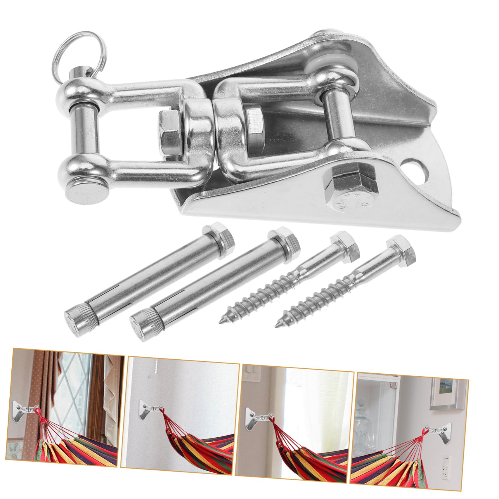 Accesorios para Colgar Hamacas Ganchos para Colgar Columpios Colgador Inoxidable