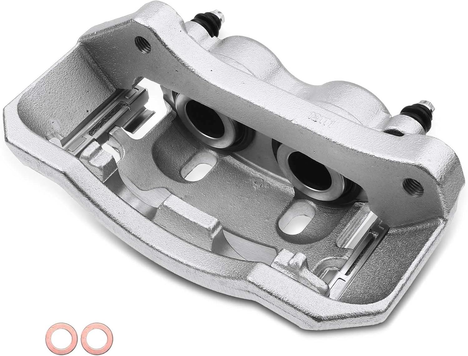 A-Premium Disc Brake Caliper Assembly with Bracket Compatible with Select Dodge Models - Ram 1500 2006-2008, Ram 2500/Ram 3500 2003-2008, Ram 4000 2005-2008 - Front Right Passenger Side