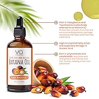 Vista 22 de Aceite de batana para el crecimiento del cabello, aceite de batana 100% crudo de Honduras, botella de vidrio, aceite para el cabello rico