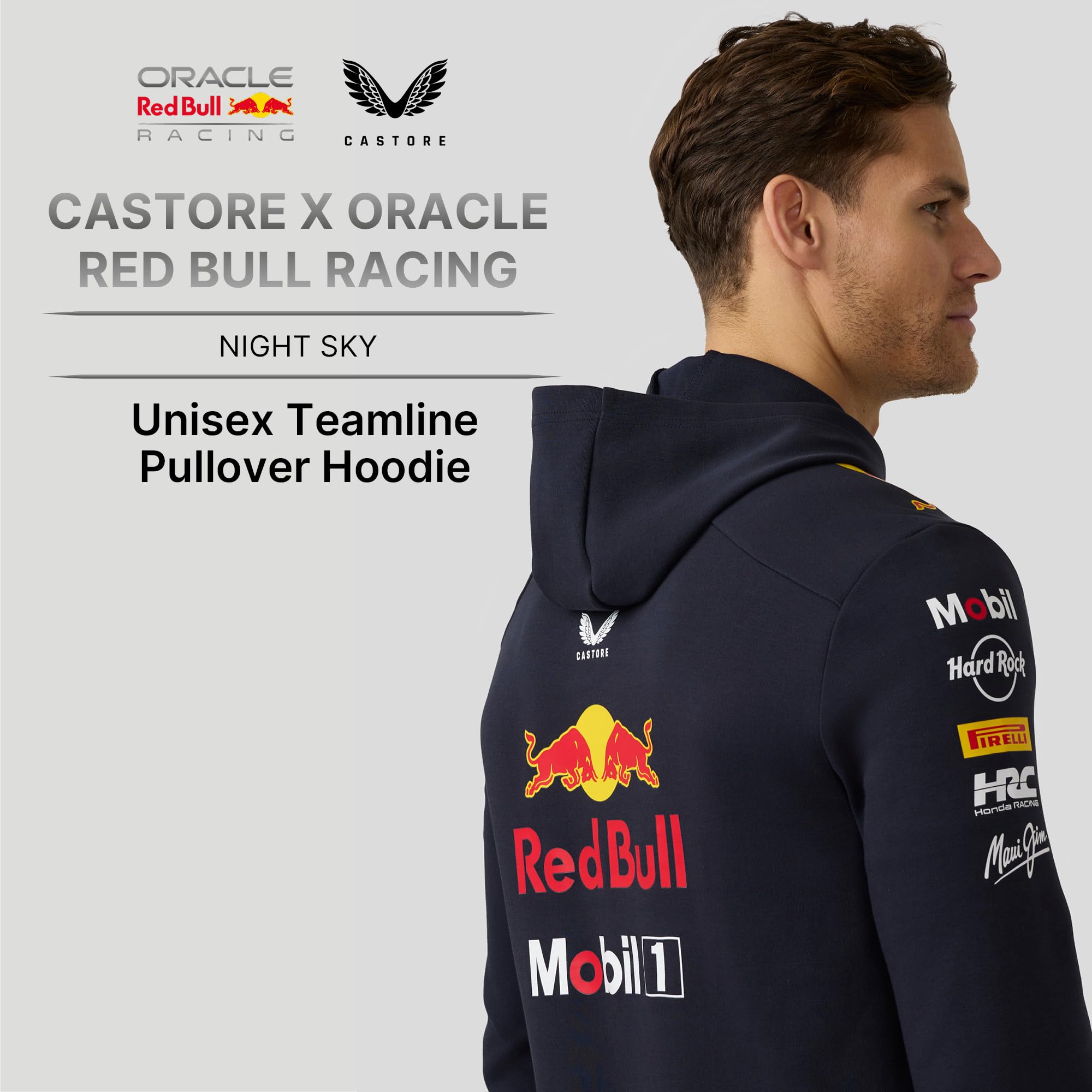 Castore Unisex Red Bull Racing F1 Team Official Hoody Kapuzenpullover (1er Pack)