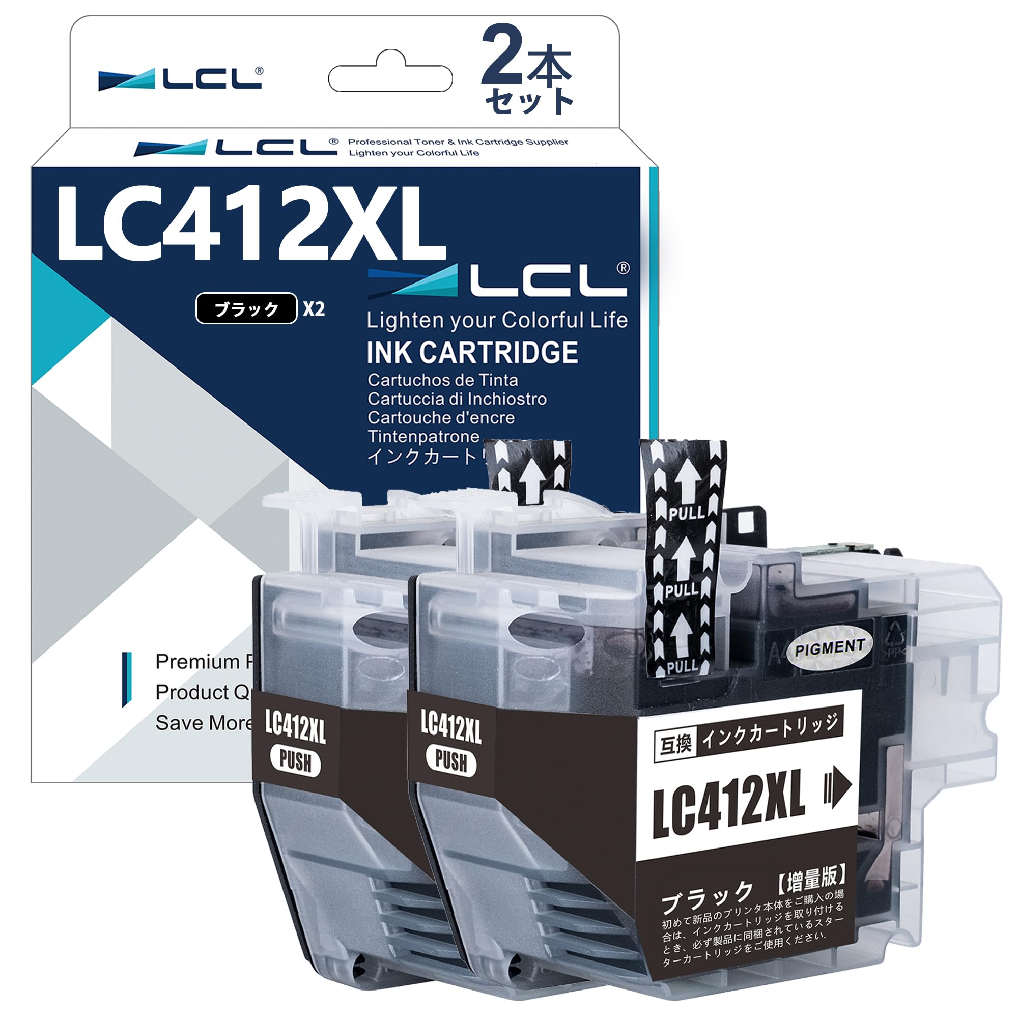 brother LC412XLBK 2個の通販 | RIGHTCLIXS