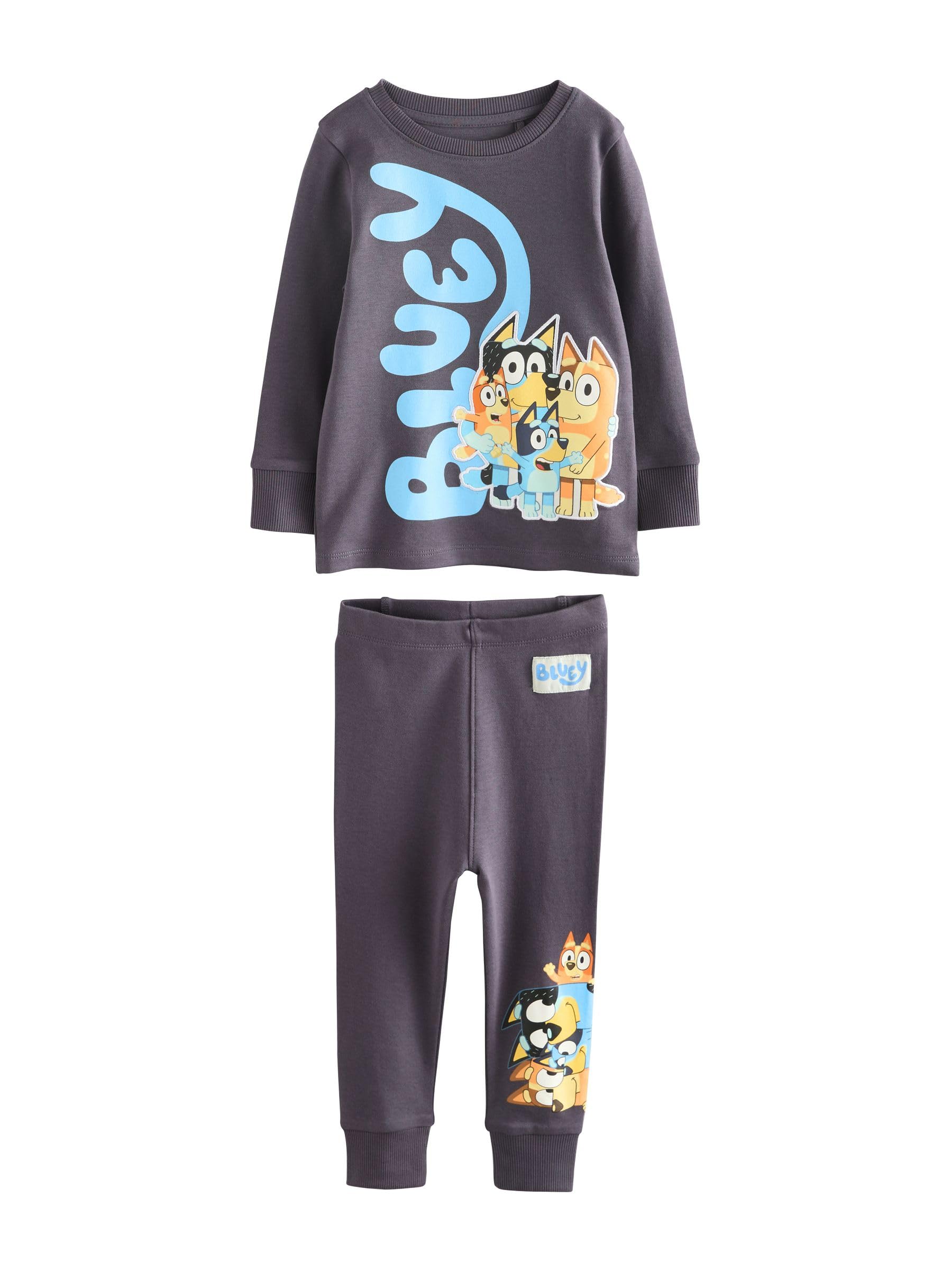 NEXT Jungen Bluey Snuggle Schlafanzüge, 2er-Pack