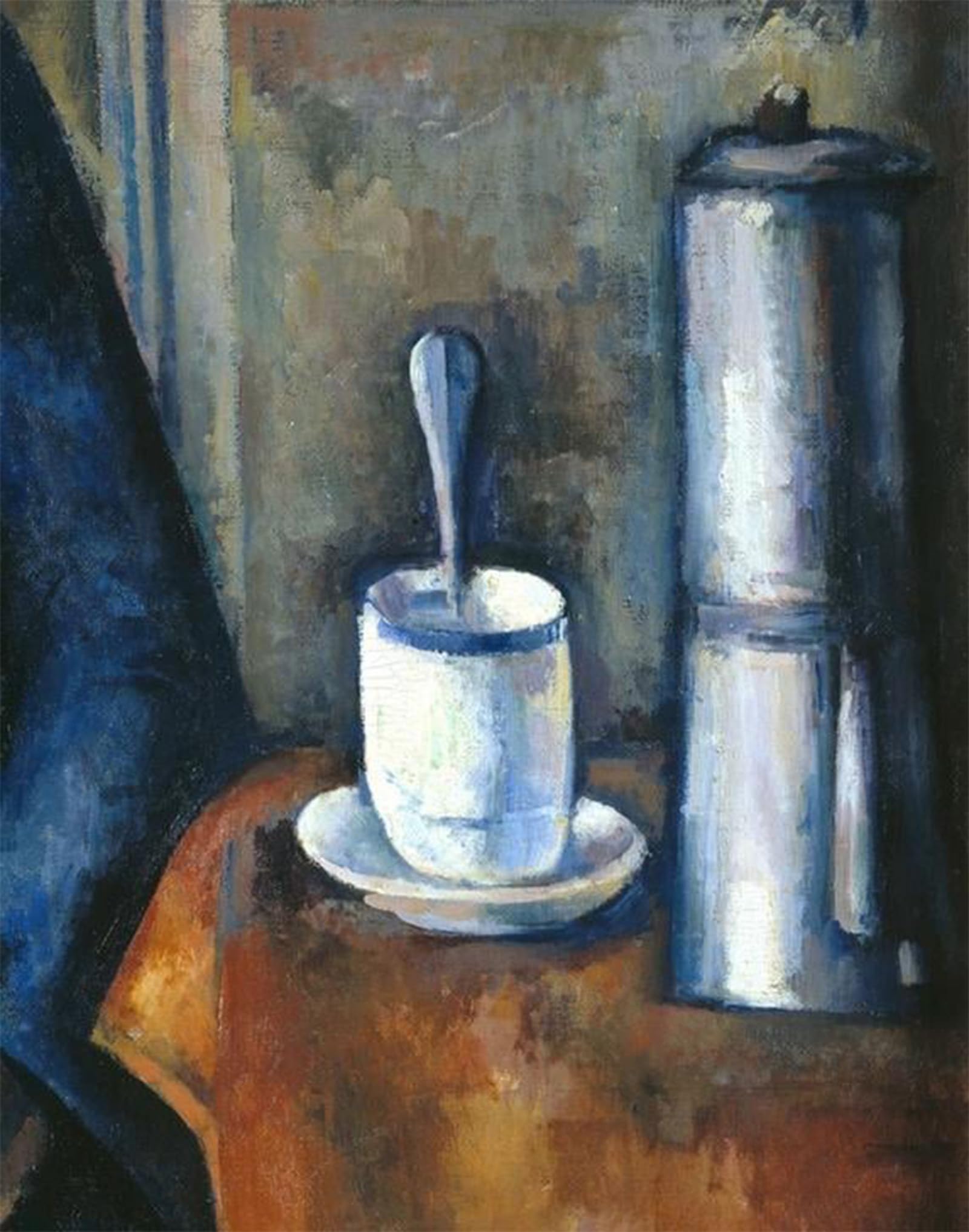 SERENDIPITP Vintage Wall Art Canvas Nordic Poster Canvas Print Picture the Woman At the Coffee Maker by Paul Cézanne Wall Art Poster for Home Decor 60x90cm