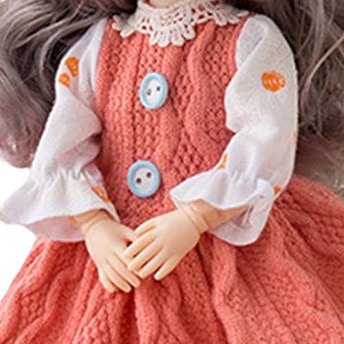 Miniatura 3 de Muñeca BJD articulada de 16, con ropa, zapatos, manos, juguetes, muñecas articuladas de bola de 12 pulgadas, naranja