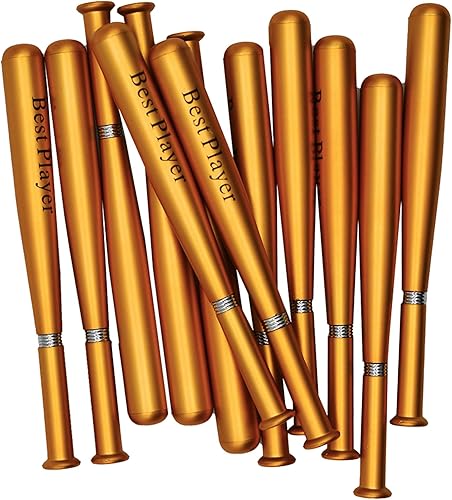 Miniatura 6 de Maydahui 30 bolígrafos de béisbol de béisbol con diseño de bate de béisbol, bolígrafos deportivos geniales para el mejor jugador, tinta azul para