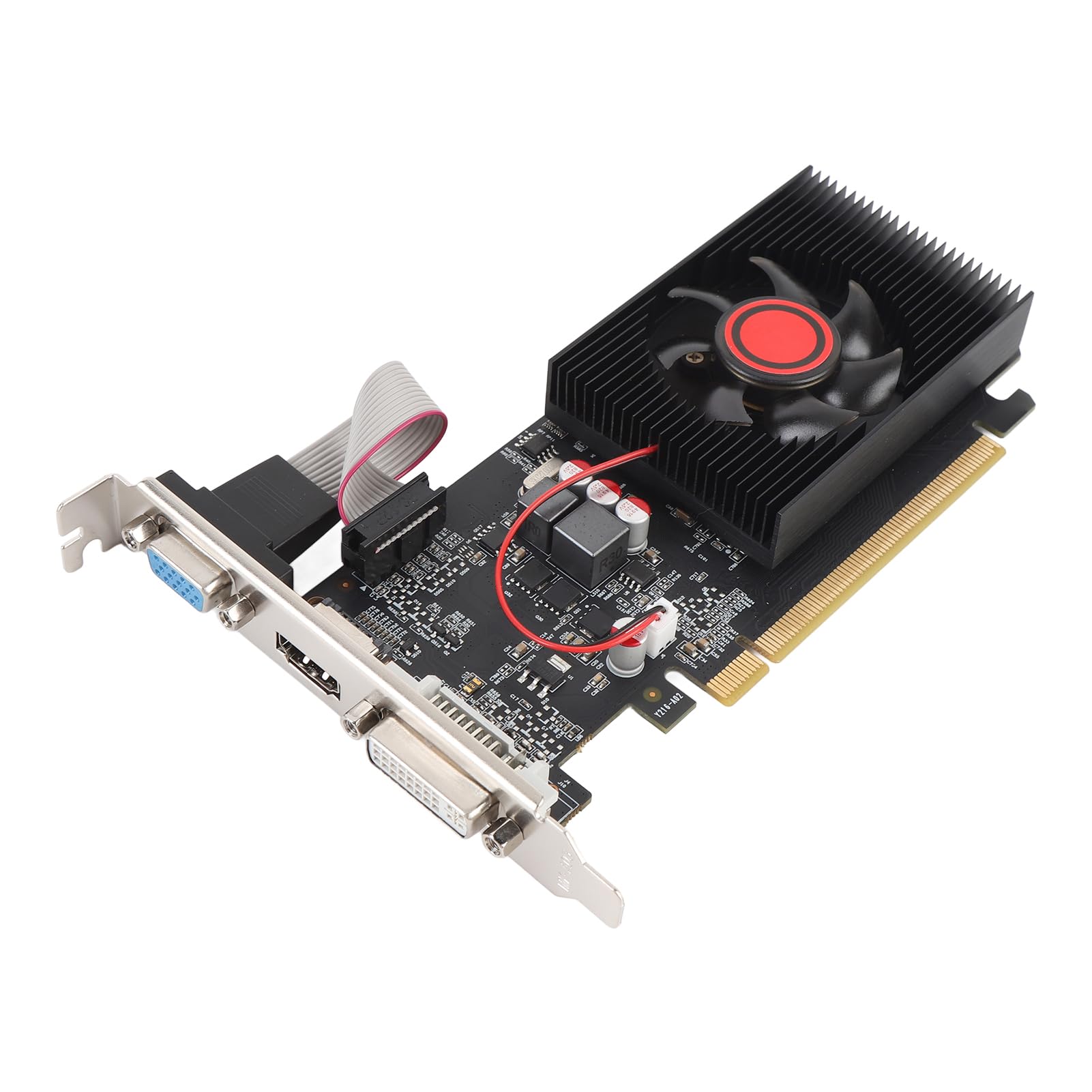 New GT220 1GB Graphics Card, DDR3 64 Bit PCI Express 2.0 16X Gaming Video Card with HD Multimedia Interface VGA DVI Port & Cooling Single Fan for PC Gaming Computer GPU-image-49