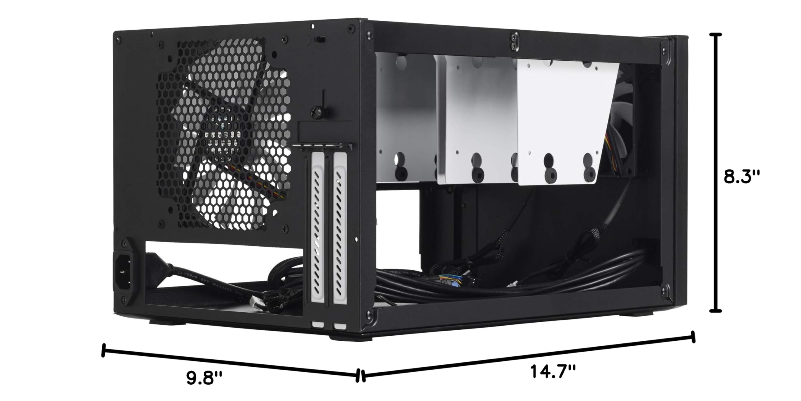 Fractal Design Node 304 - Black Mini Cube Computer Case - Dettaglio