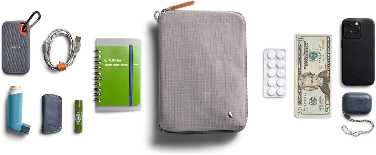 Bellroy Wonder Kit (tech and Travel Pouch with Internal Organization for Cables, Chargers, notebooks Medical Kits and More) - StormGray - Image 7
