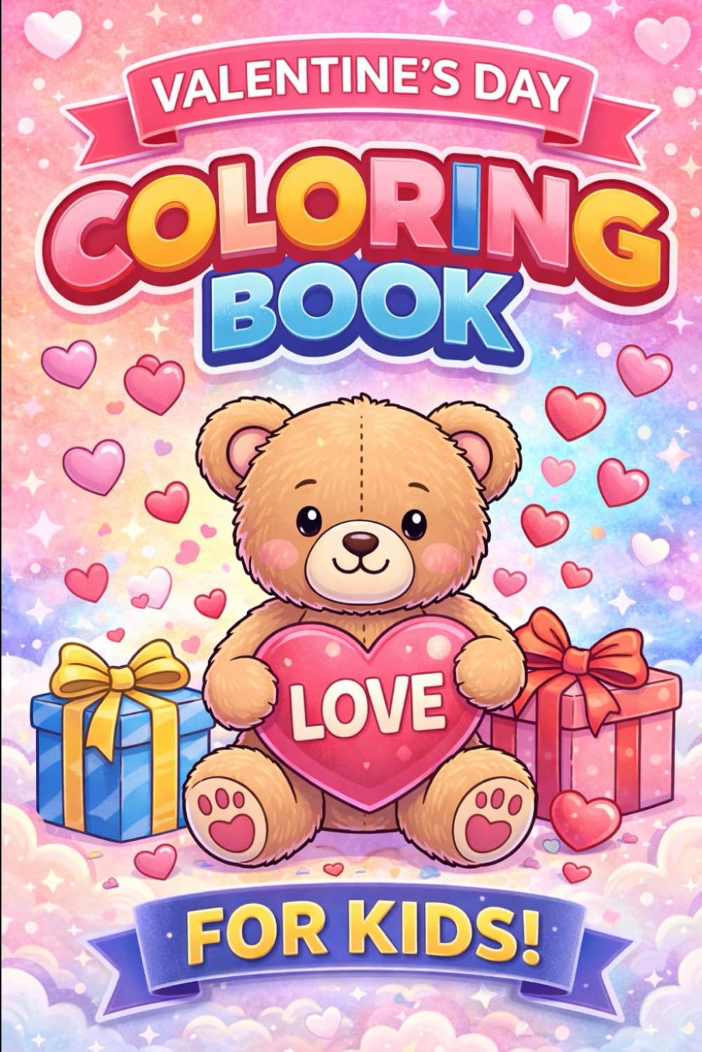 Valentine Day Postcards to Color A Romantic Coloring Book