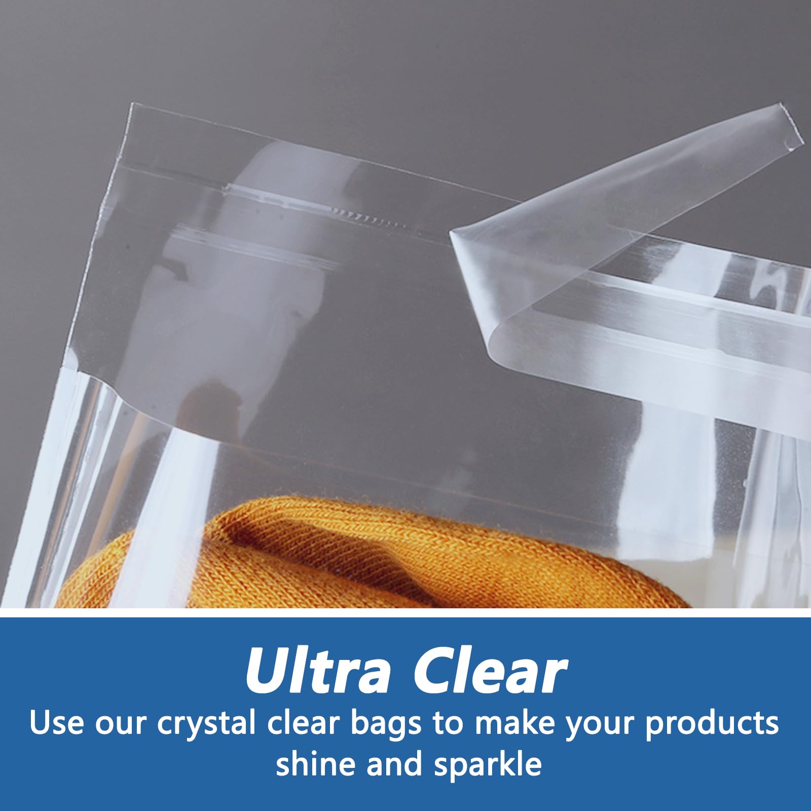 1000 bolsas de plástico transparente de celofán resellables de 10 x 15 cm para fotos, joyas, panadería, golosinas, recuerdos de fiesta
