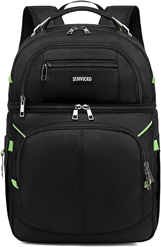 Miniatura 7 de Mochila enfriadora aislada, bolsa enfriadora a prueba de fugas de doble cubierta, mochila enfriadora aislada para almuerzo para hombres y mujeres