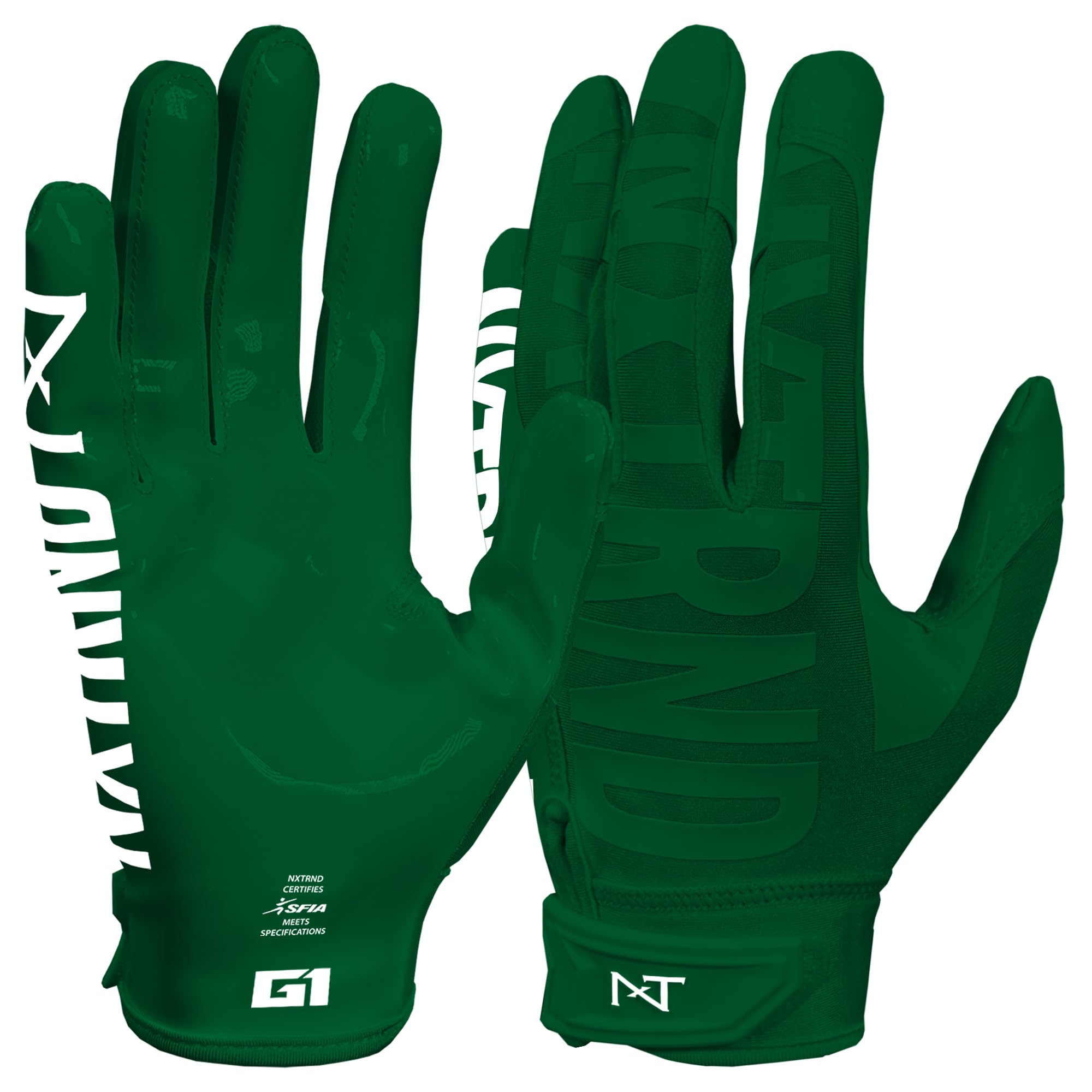 Nxtrnd G1 Pro Men's Football Gloves, Adult Sticky Receiver Gloves