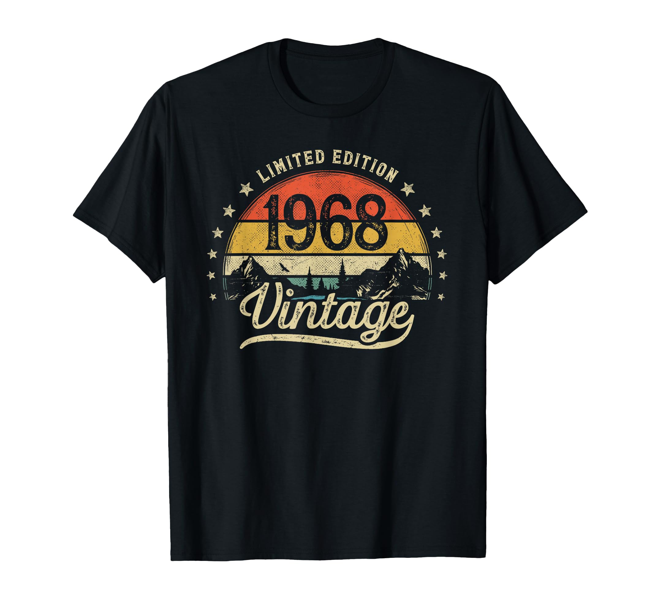 Vintage 1968 Limited Edition 58th Birthday 58 Years Old Men T-Shirt