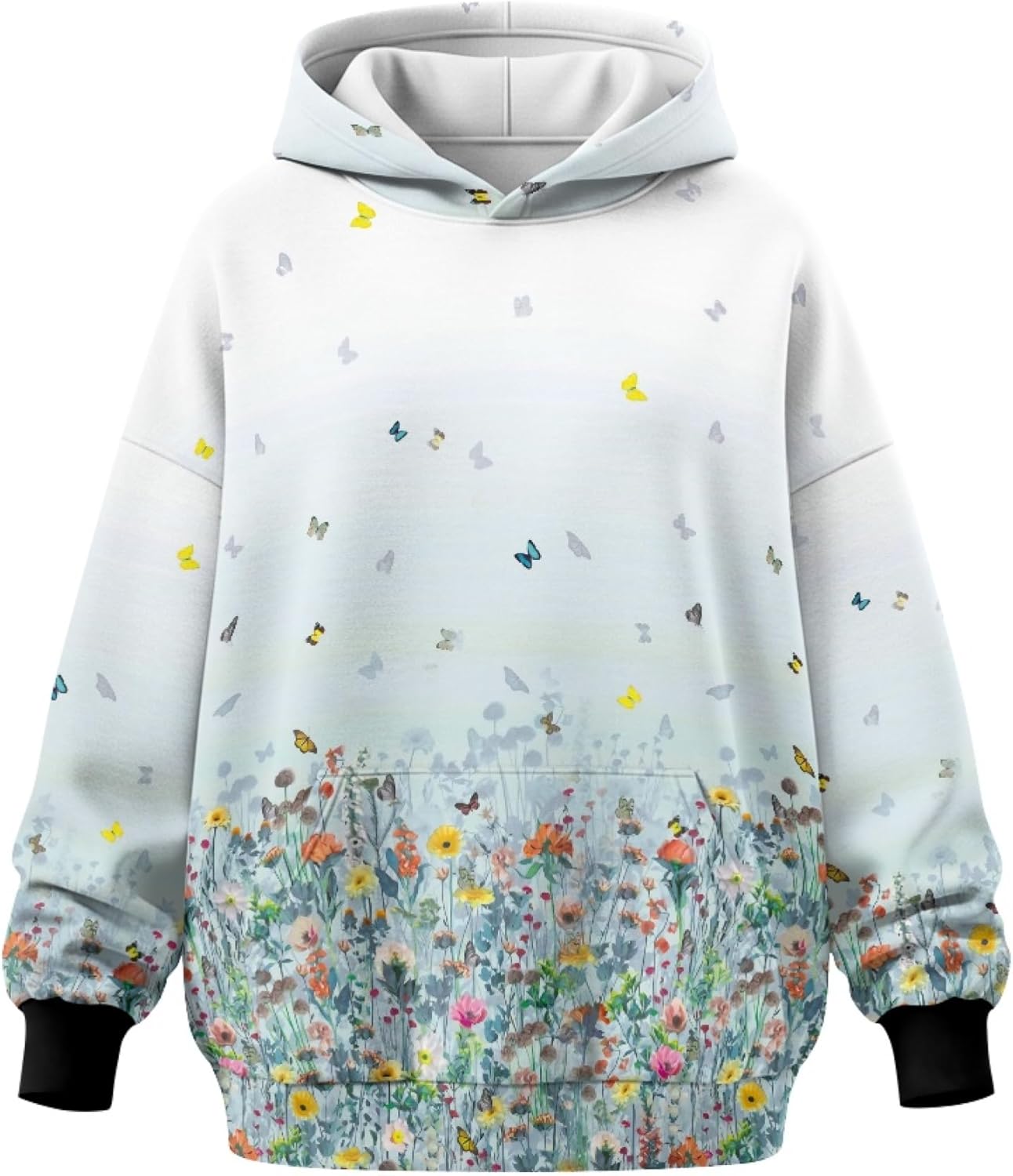 Womens Fleece Oversized Hoodies Athletic Pullover Hooded Sweatshirt Workout Hiking Fall Fashion Hoodie Sweatshirt